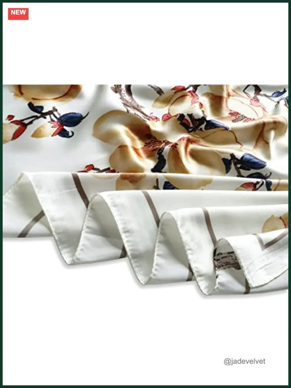 Satin Head Scarf for Women Silk Like Hair Wrap 35x35 Square Bandana